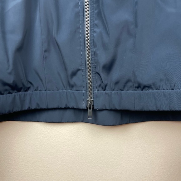 Theory Men’s Scotty Bevan Double Zip Front Jacket Windbreaker Navy Blue XL - Picture 6 of 11